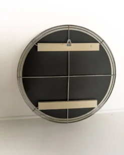 Miroir mural en métal chromé, seconde moitié du 20e siècle