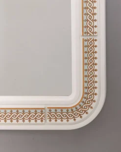 Miroir mural en plastique vintage avec Carrara Matta, années 1970