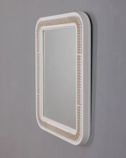 Miroir mural en plastique vintage avec Carrara Matta, années 1970