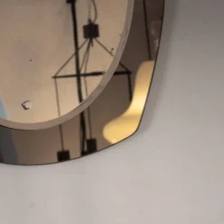 Miroir mural en verre biseauté de style mid-century moderne, Italie, années 1970