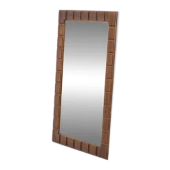 Miroir mural graphique sculptural