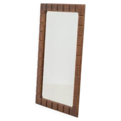 Miroir mural graphique sculptural