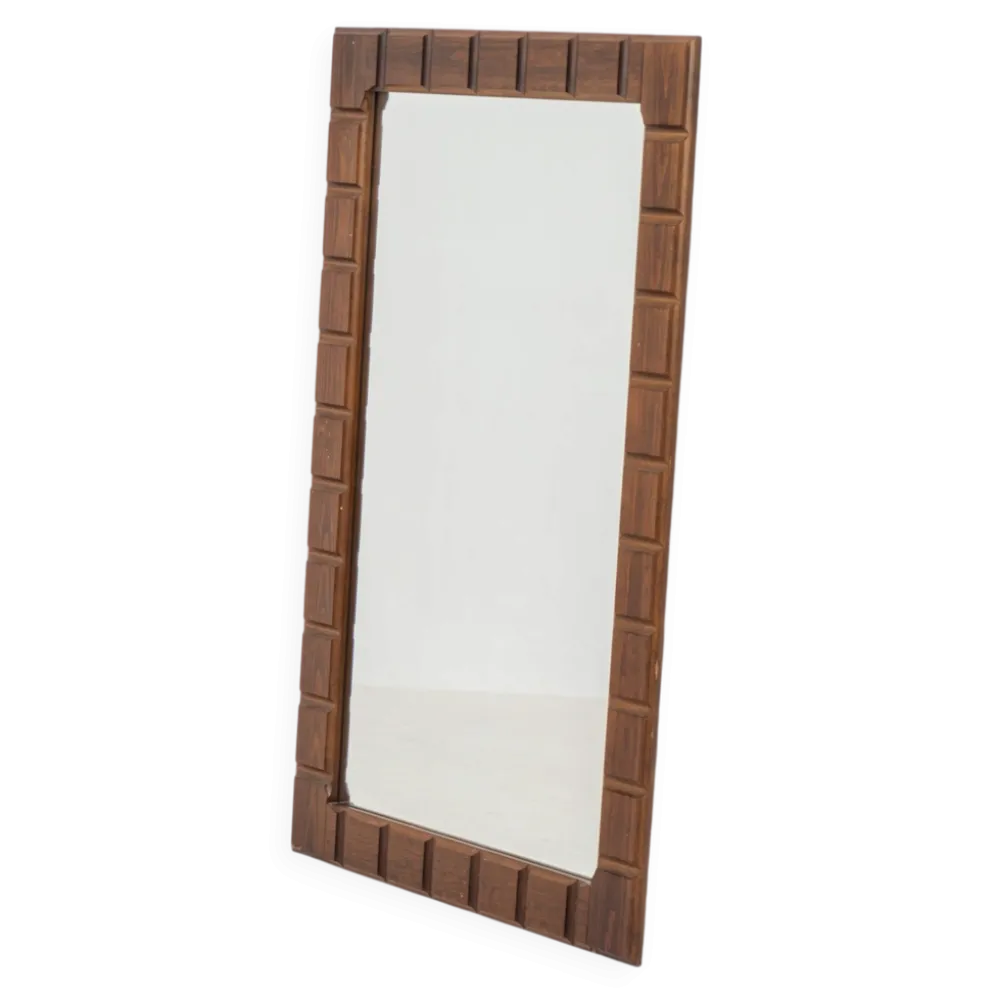 Miroir mural graphique sculptural