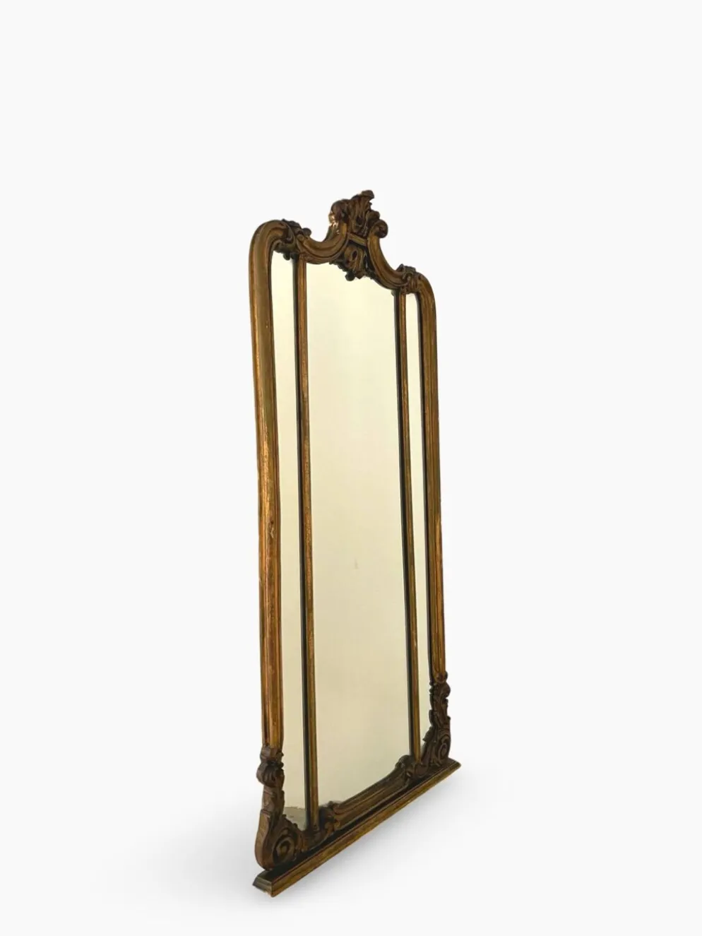 Miroir mural italien ancien, 19e siècle.