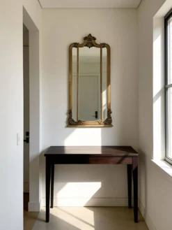 Miroir mural italien ancien, 19e siècle.