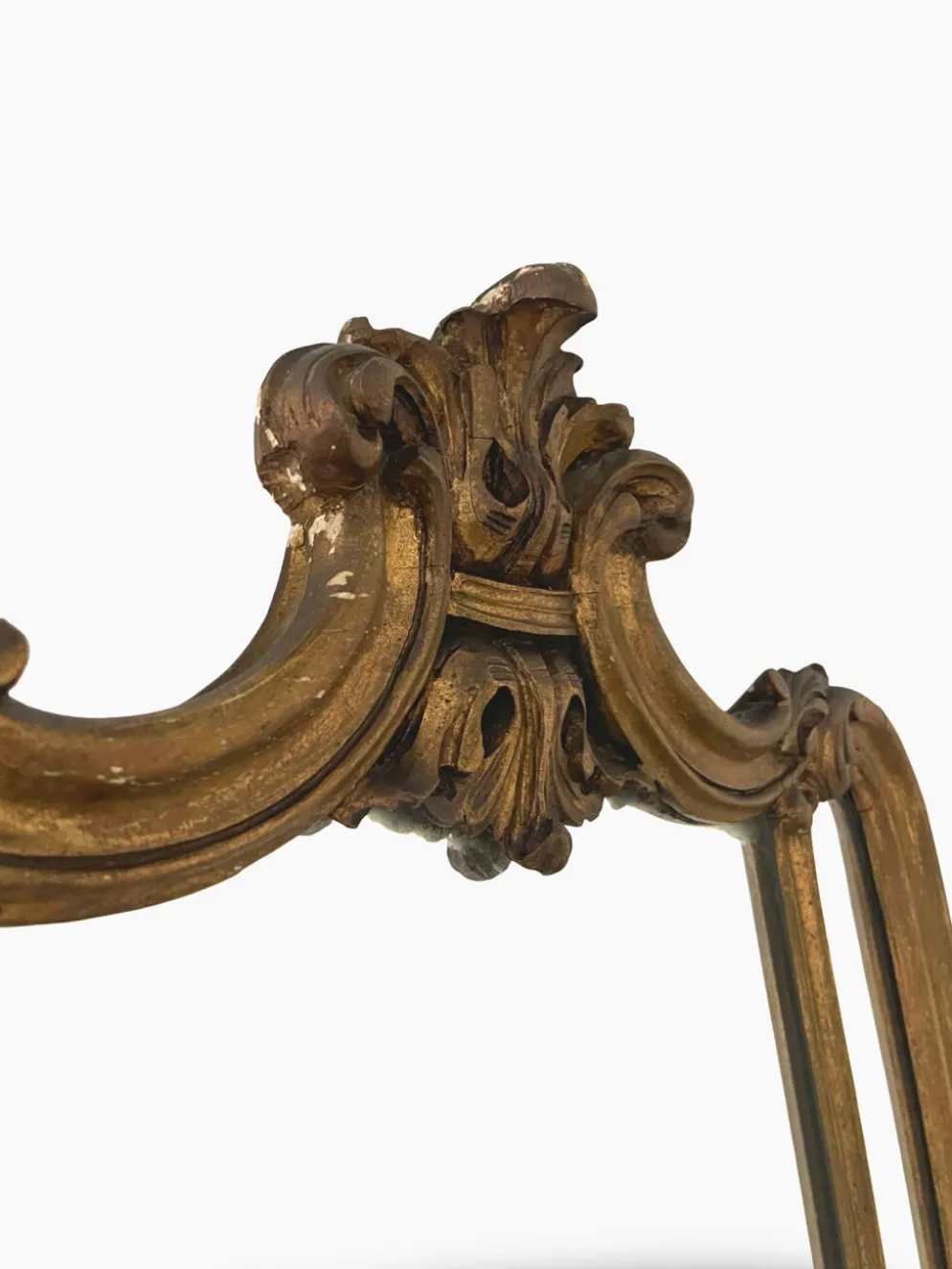 Miroir mural italien ancien, 19e siècle.