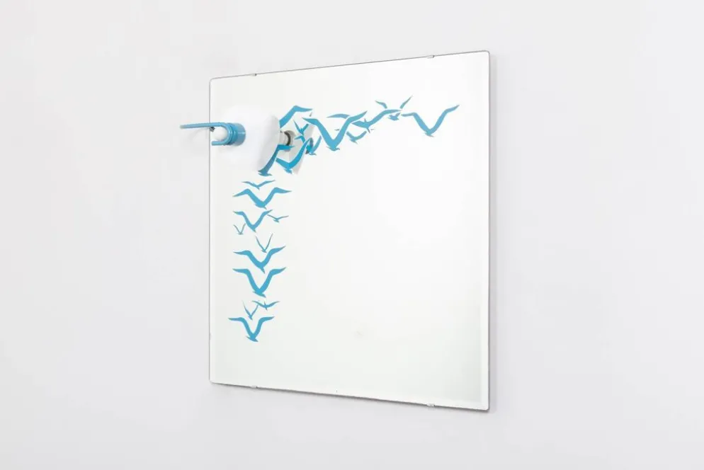 Miroir Mural Moderne Italien de Linea Arte, 1960s