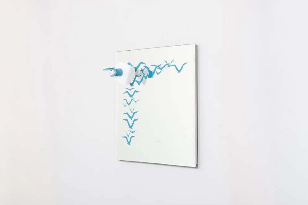 Miroir Mural Moderne Italien de Linea Arte, 1960s
