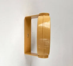 Miroir mural pivotant de salle de bain à l'âge de l'espace du milieu du siècle avec 2 côtés, années 1960