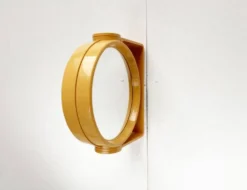 Miroir mural pivotant de salle de bain à l'âge de l'espace du milieu du siècle avec 2 côtés, années 1960