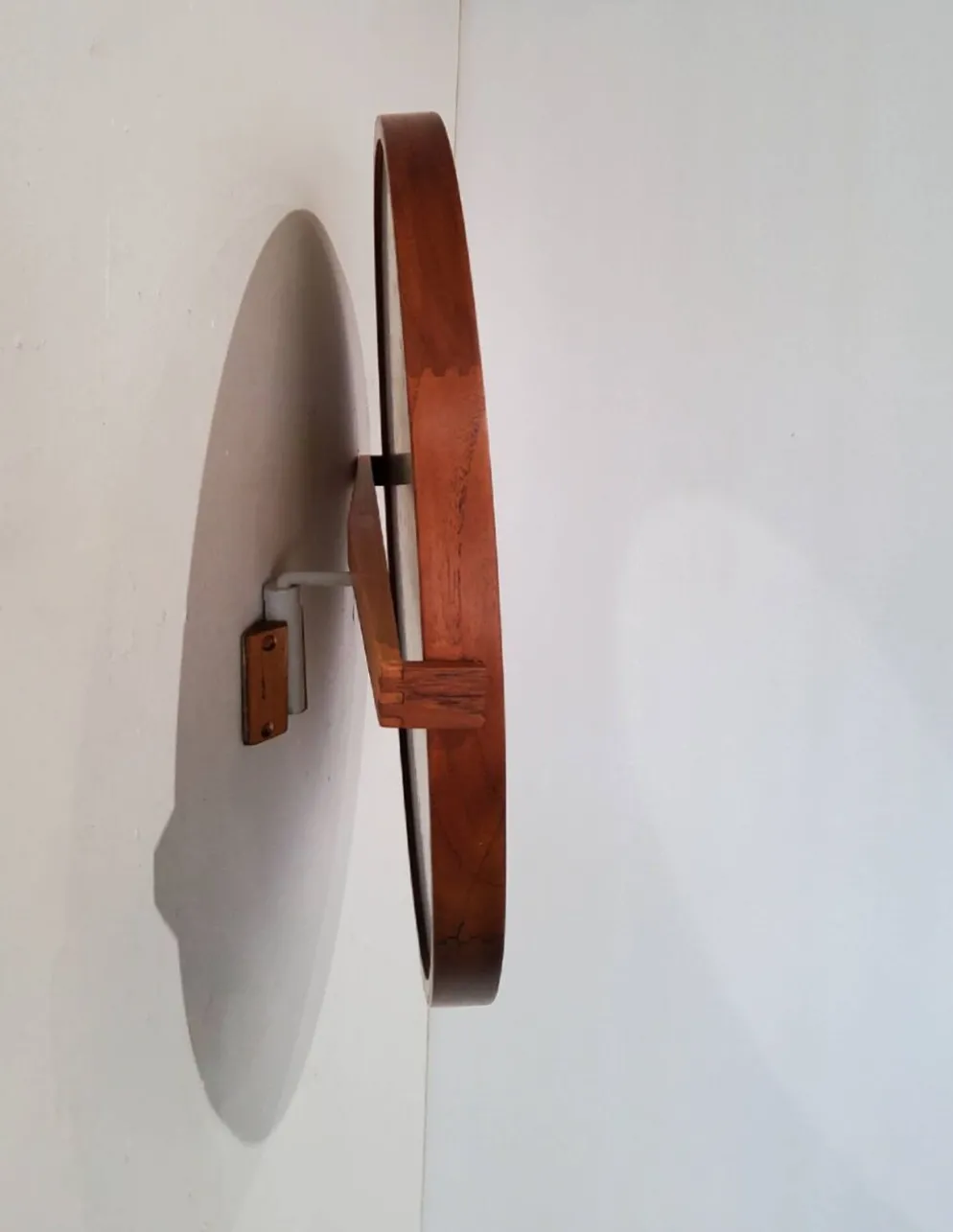 Miroir mural scandinave en teck - luxus