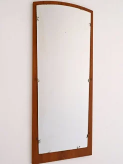 Miroir mural scandinave en teck des années 1960