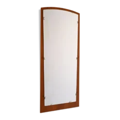 Miroir mural scandinave en teck des années 1960