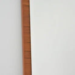 Miroir mural scandinave teck 1960
