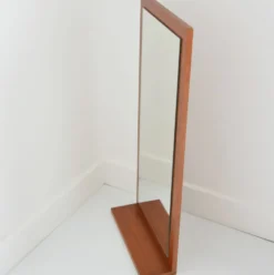 Miroir mural scandinave teck 1960
