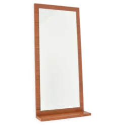 Miroir mural scandinave teck 1960
