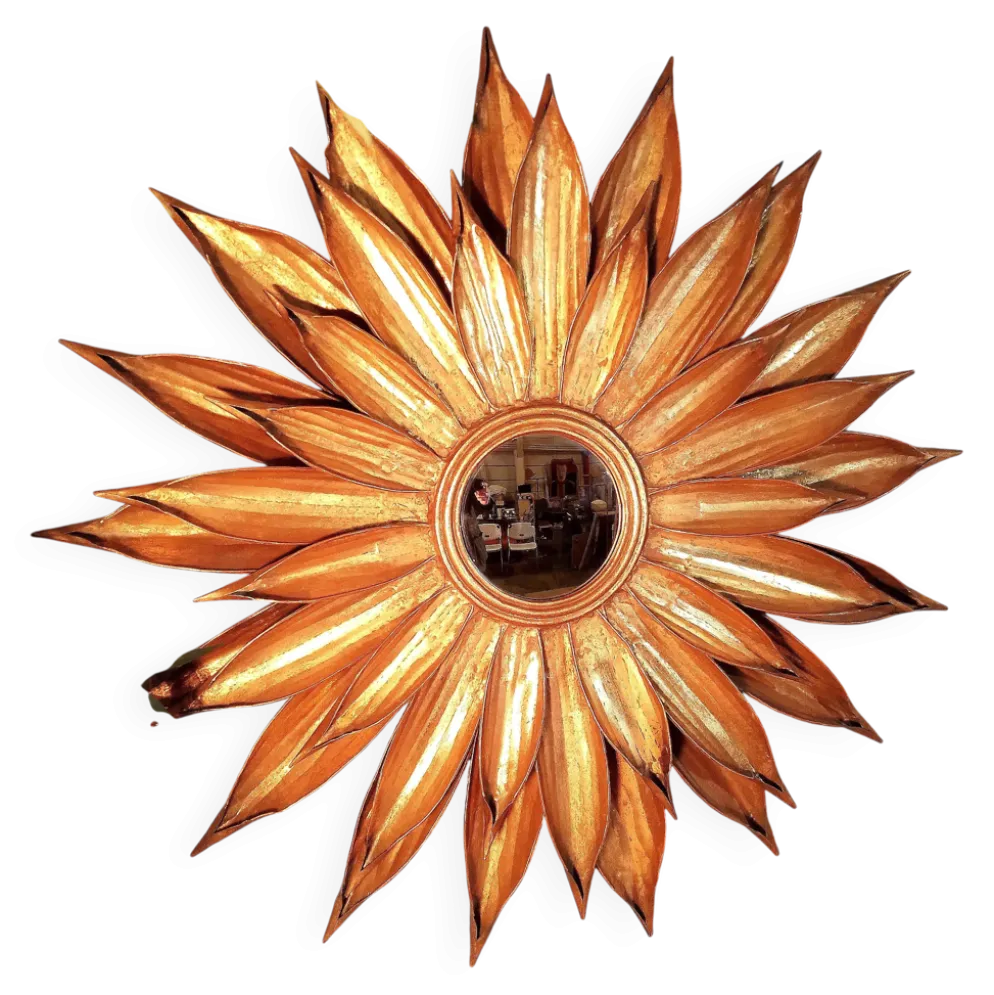 Miroir mural "Soleil" 1970s