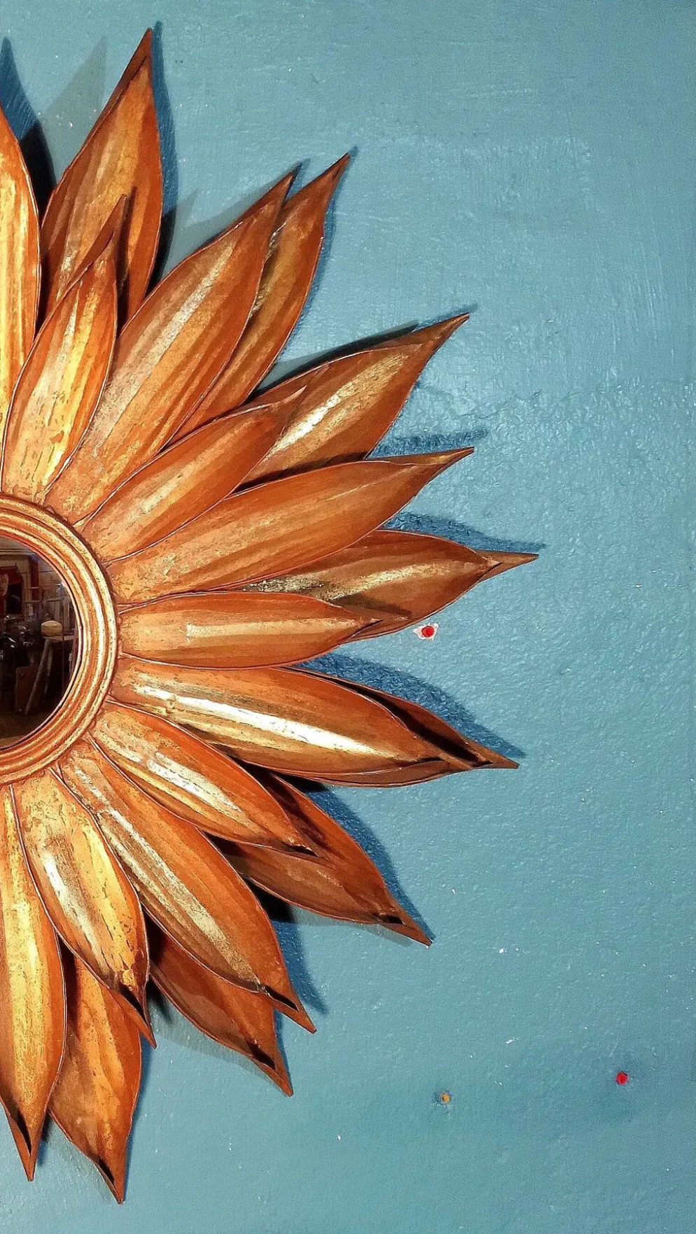 Miroir mural "Soleil" 1970s
