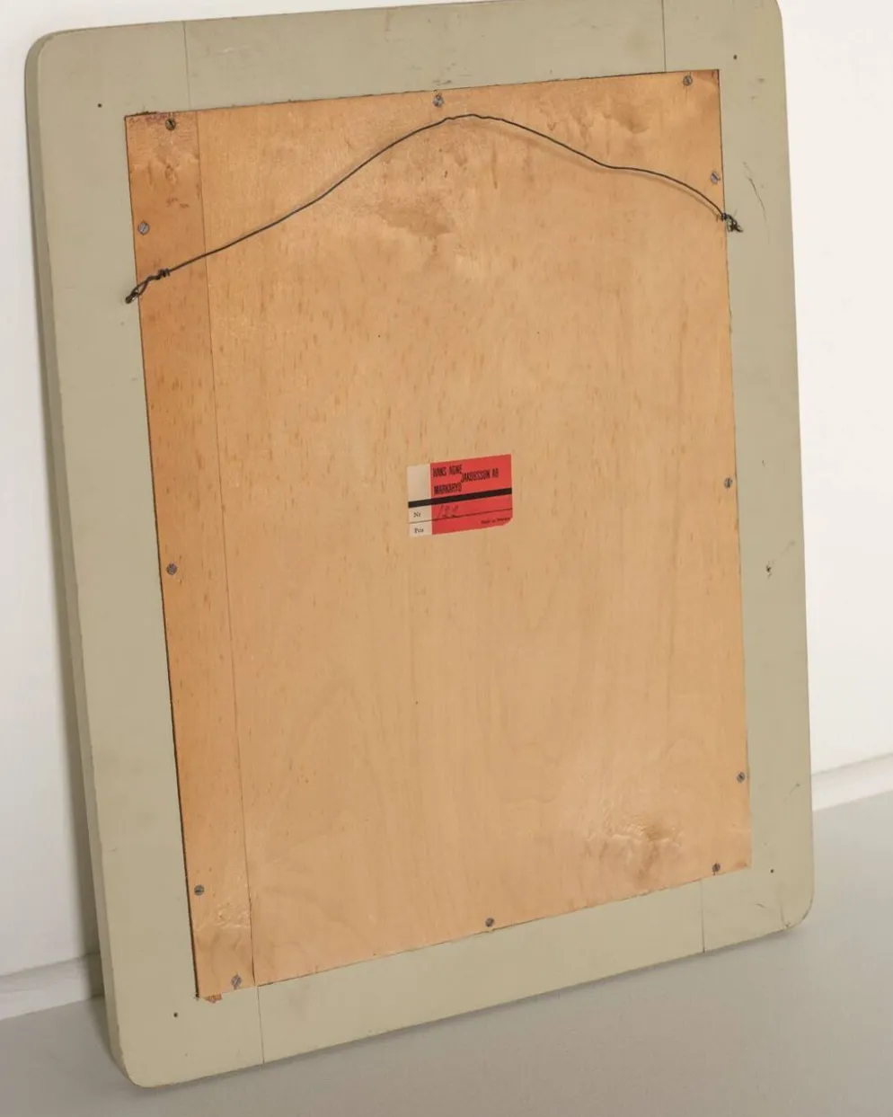 Miroir mural suédois modèle « S 122 » par Hans-Agne et Lisa Jakobsson, années 1950.