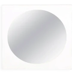 Miroir mural tchèque des années 70 avec cadre en bois.