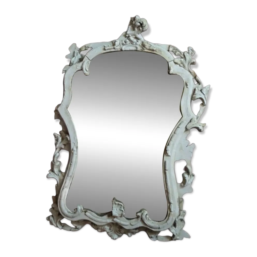 Miroir mural vintage baroque / rococo – Cadre orné shabby chic