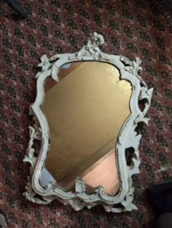 Miroir mural vintage baroque / rococo – Cadre orné shabby chic