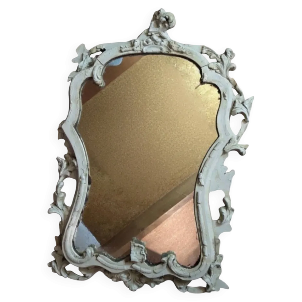 Miroir mural vintage baroque / rococo – Cadre orné shabby chic
