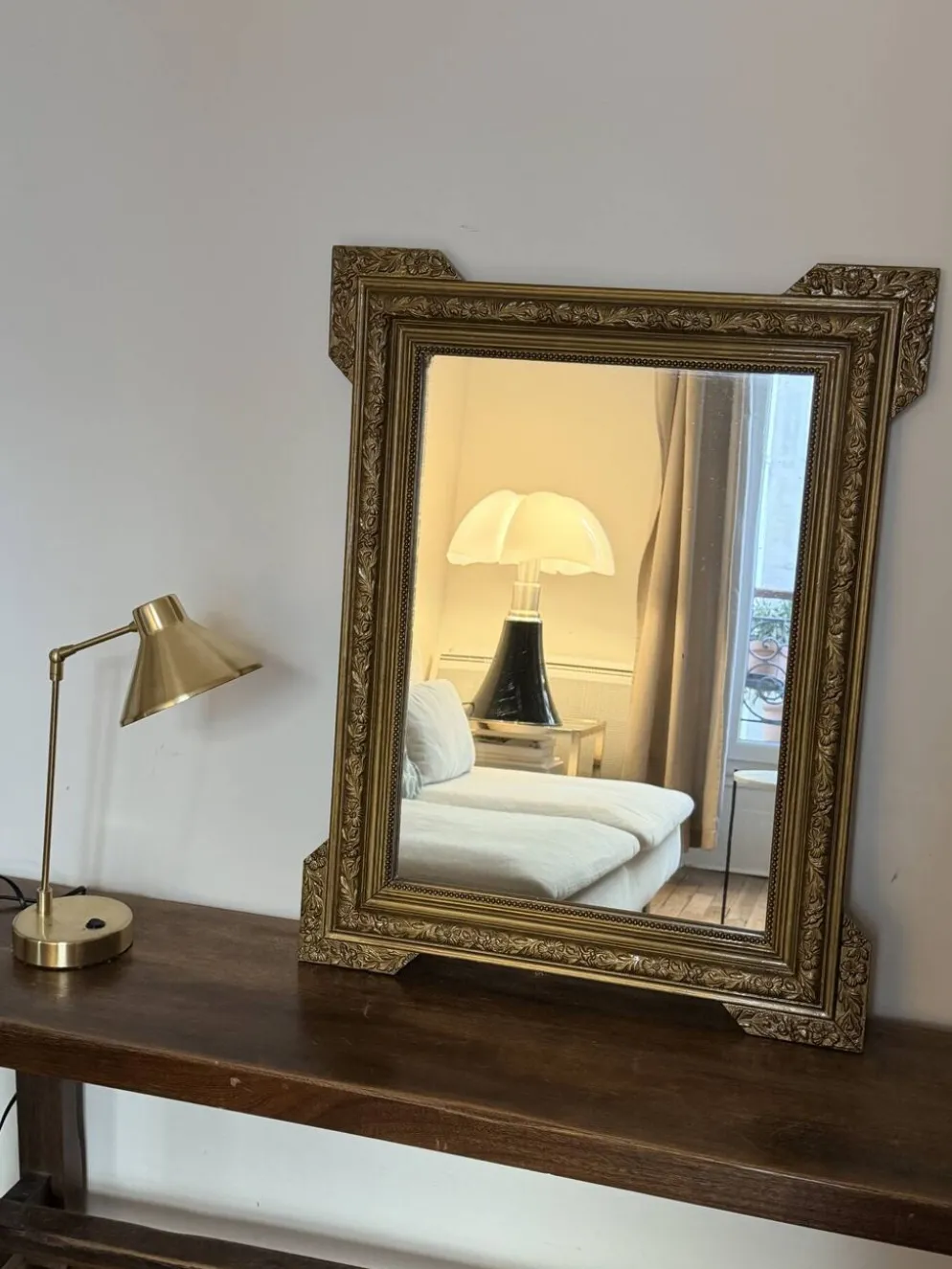 Miroir Napolitain doré - 56xH73cm