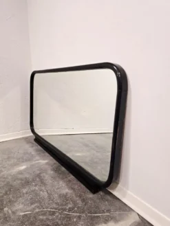 Miroir noir Art Déco des années 1920 - Grand cadre architectural