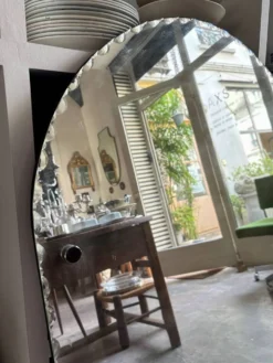 Miroir oblong biseauté ⌀ 110 x 81 cm
