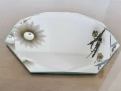 Miroir octogonal biseauté, années 40-50