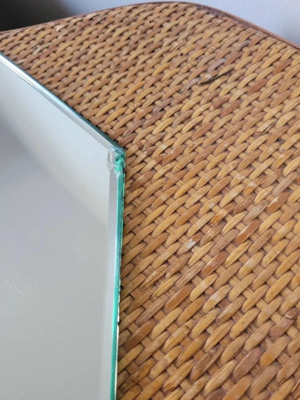 Miroir octogonal biseauté à poser