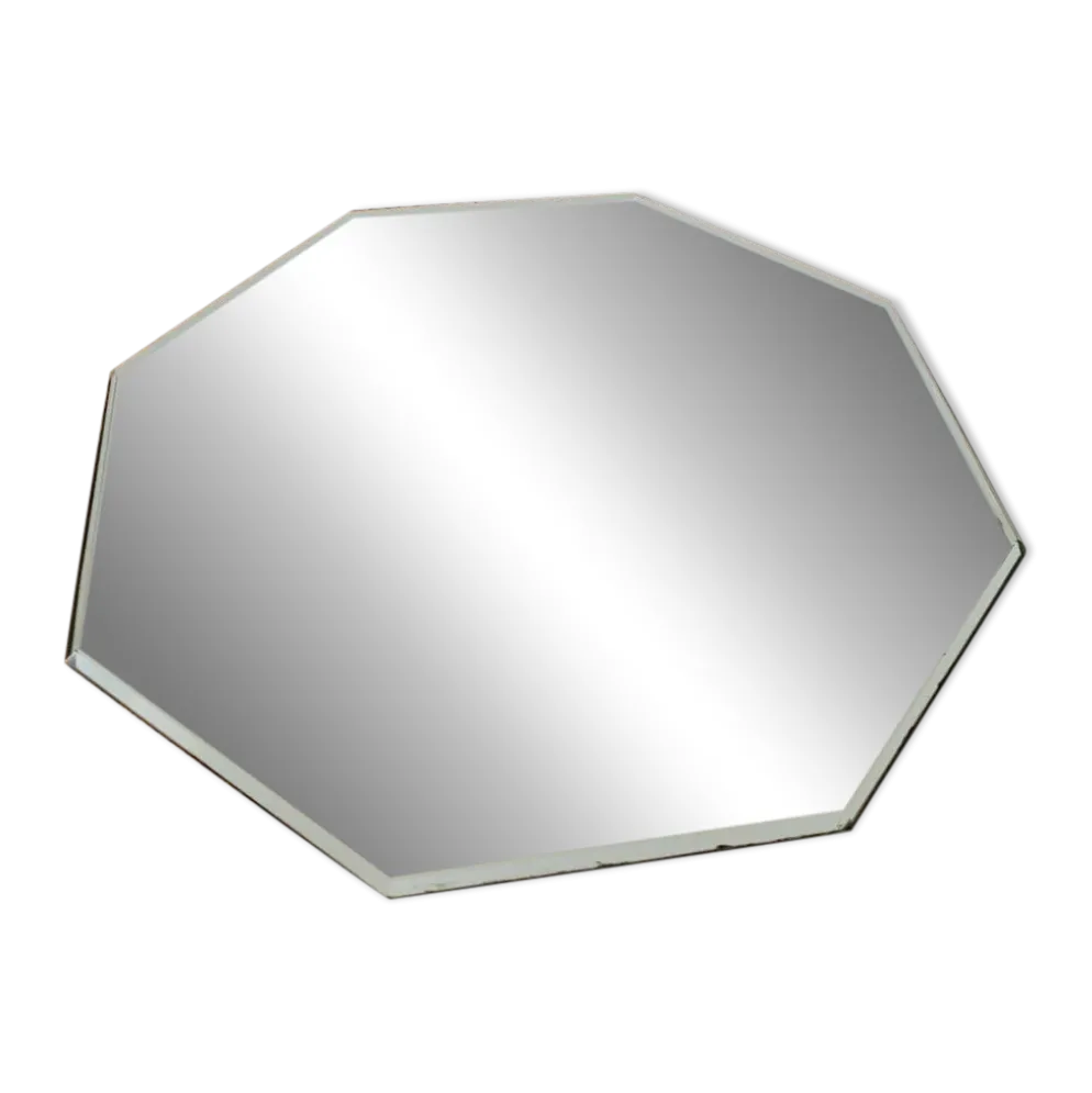 Miroir octogonal biseauté à poser