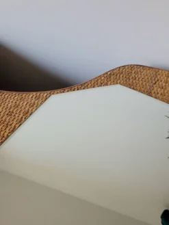 Miroir octogonal biseauté à poser