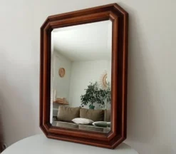 Miroir octogonale biseauté, années 60