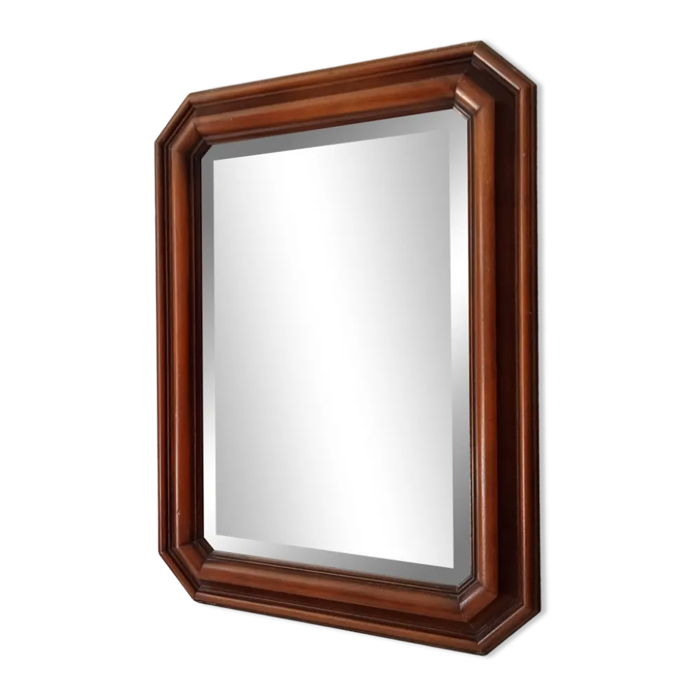 Miroir octogonale biseauté, années 60