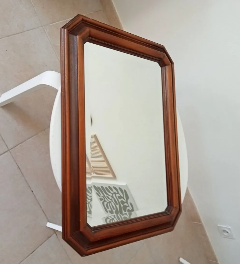 Miroir octogonale biseauté, années 60