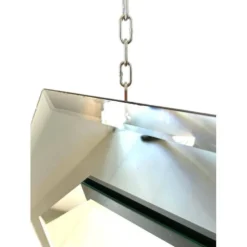 Miroir octogonal vintage en verre biseauté, Italie années 60