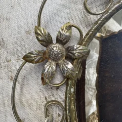 Miroir oeil de sorcière vintage 43 cm , années 60