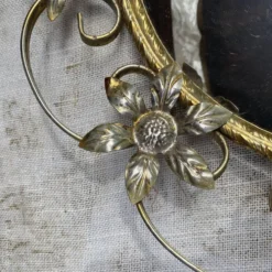 Miroir oeil de sorcière vintage 43 cm , années 60