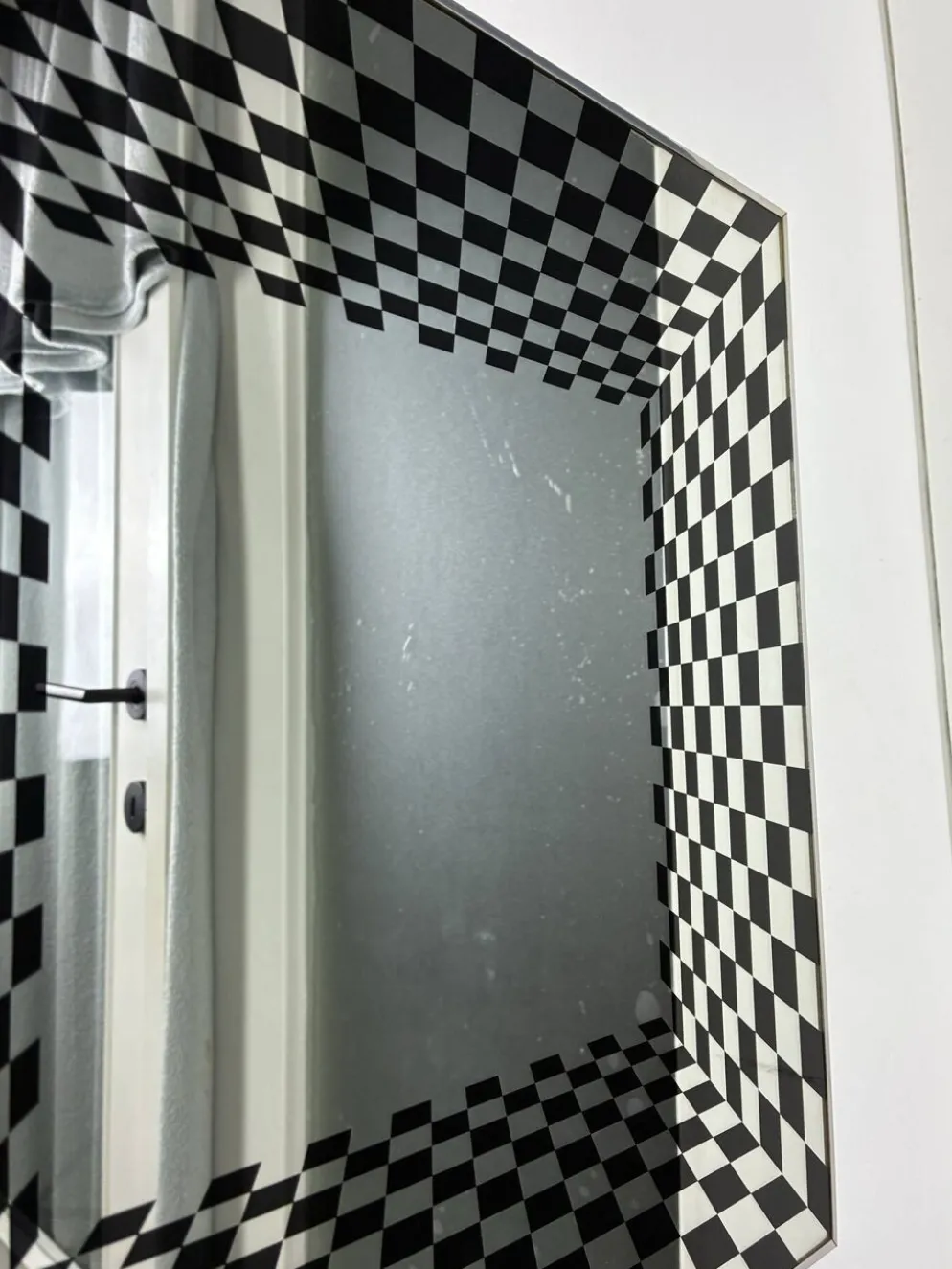 Miroir Op Art vintage par Deknudt