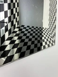 Miroir Op Art vintage par Deknudt