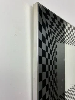 Miroir Op Art vintage par Deknudt