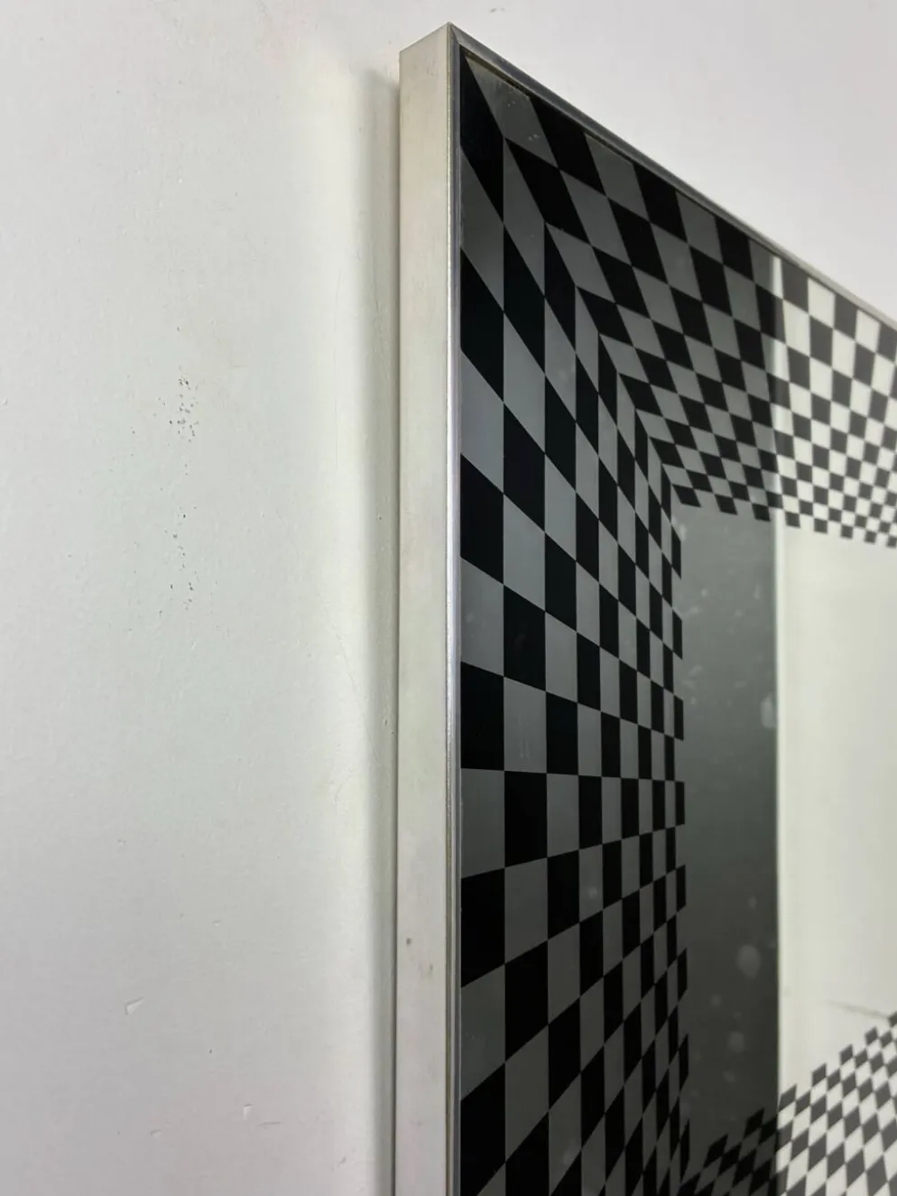 Miroir Op Art vintage par Deknudt