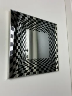 Miroir Op Art vintage par Deknudt