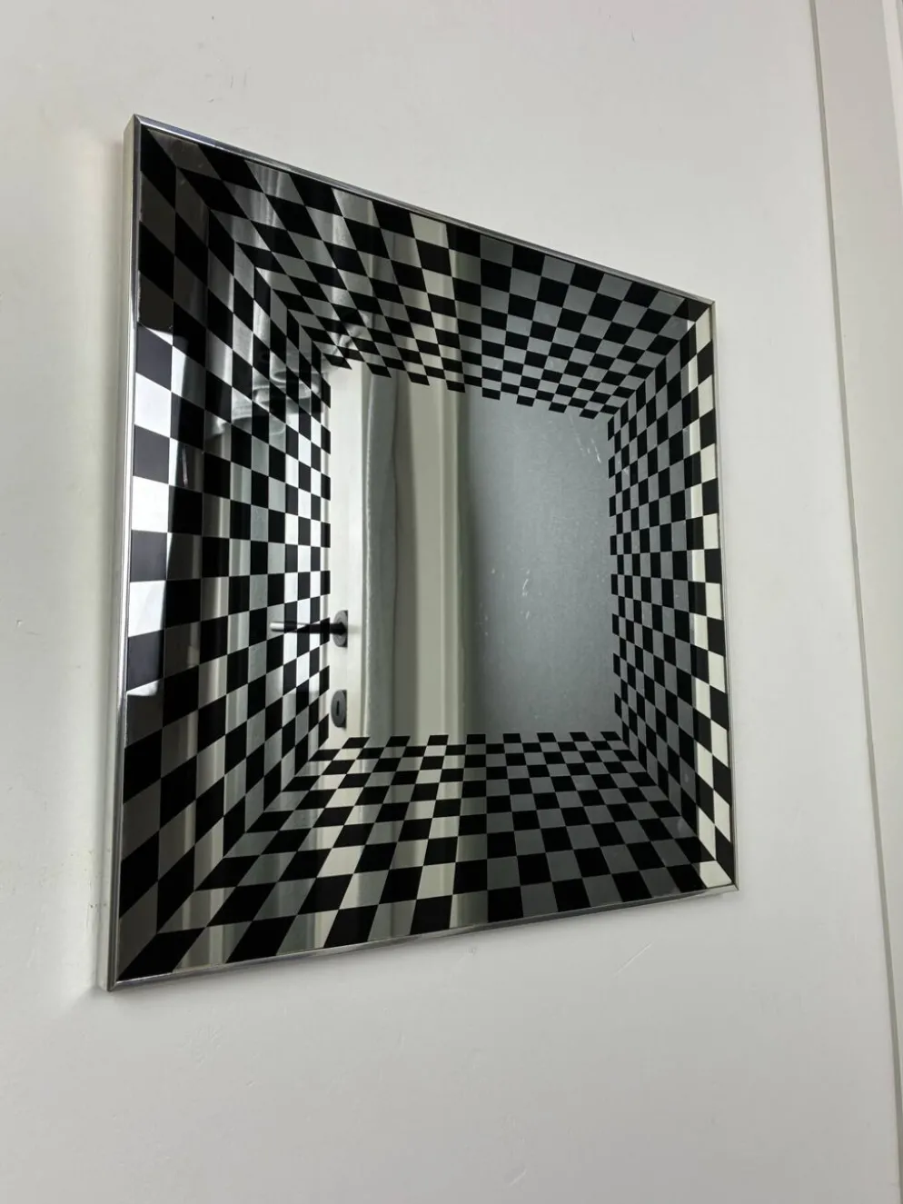 Miroir Op Art vintage par Deknudt