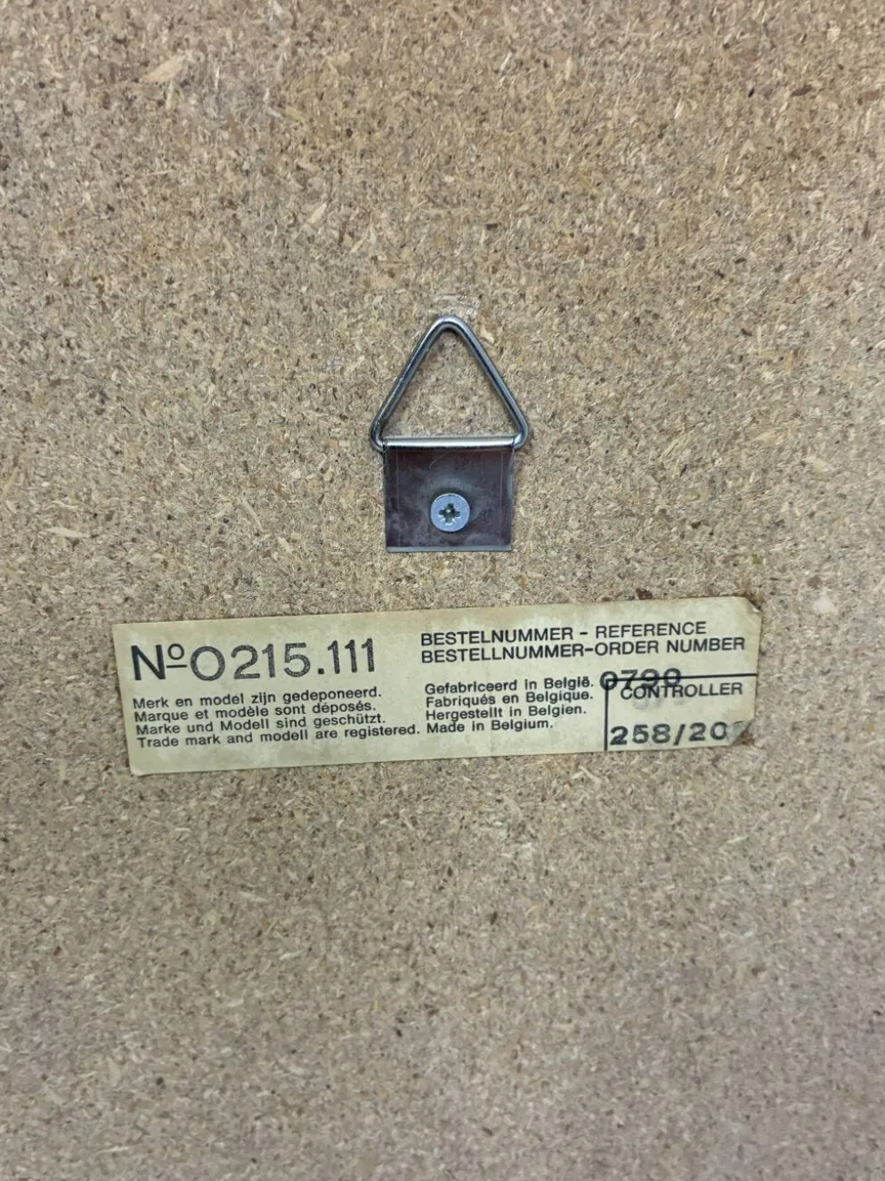 Miroir Op Art vintage par Deknudt