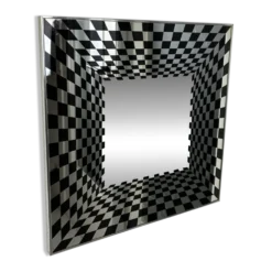 Miroir Op Art vintage par Deknudt