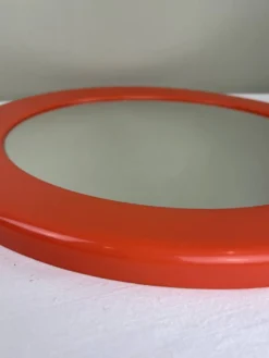 Miroir orange vintage