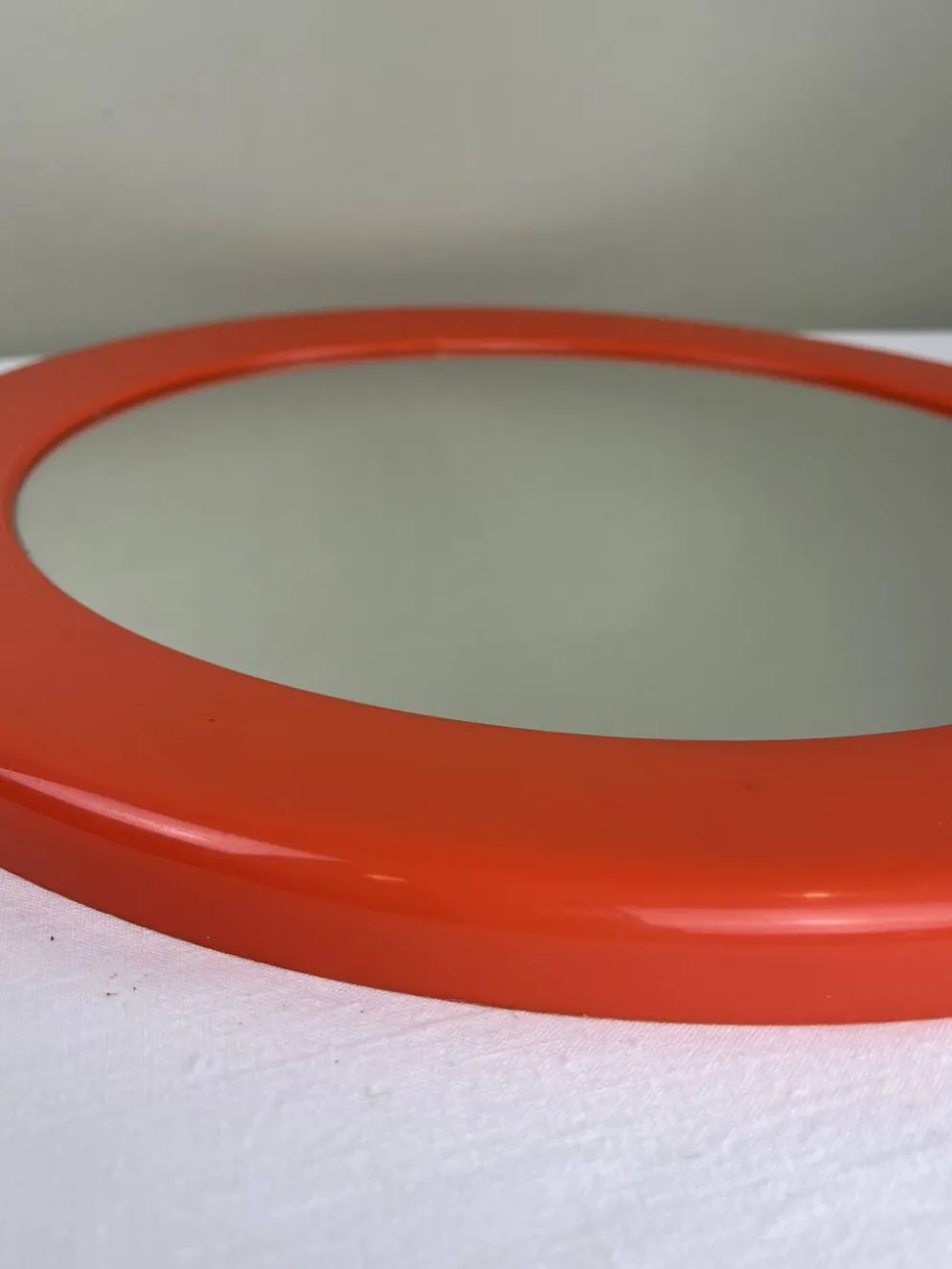 Miroir orange vintage